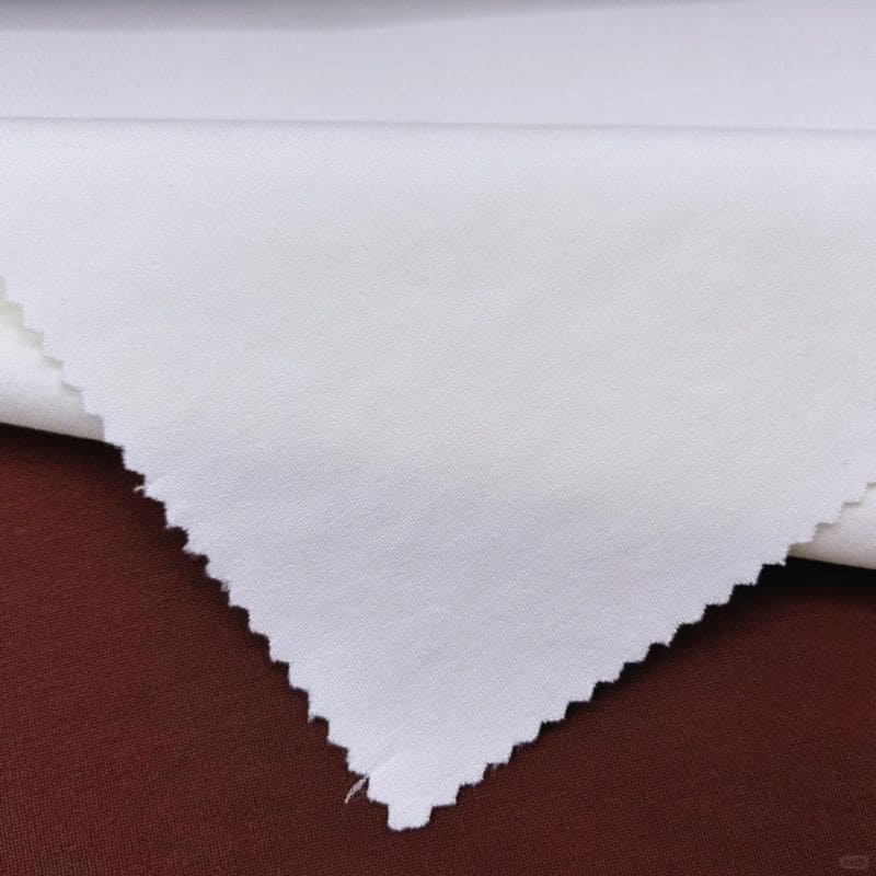 ​​White Ponte Roma Fabric